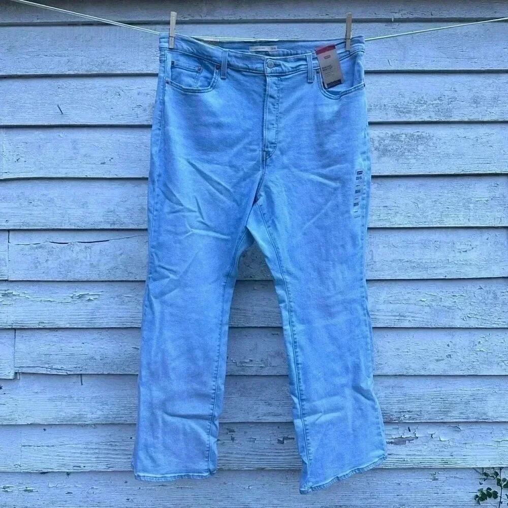 Levi's ribcage boot flight wash jeans size 22 w